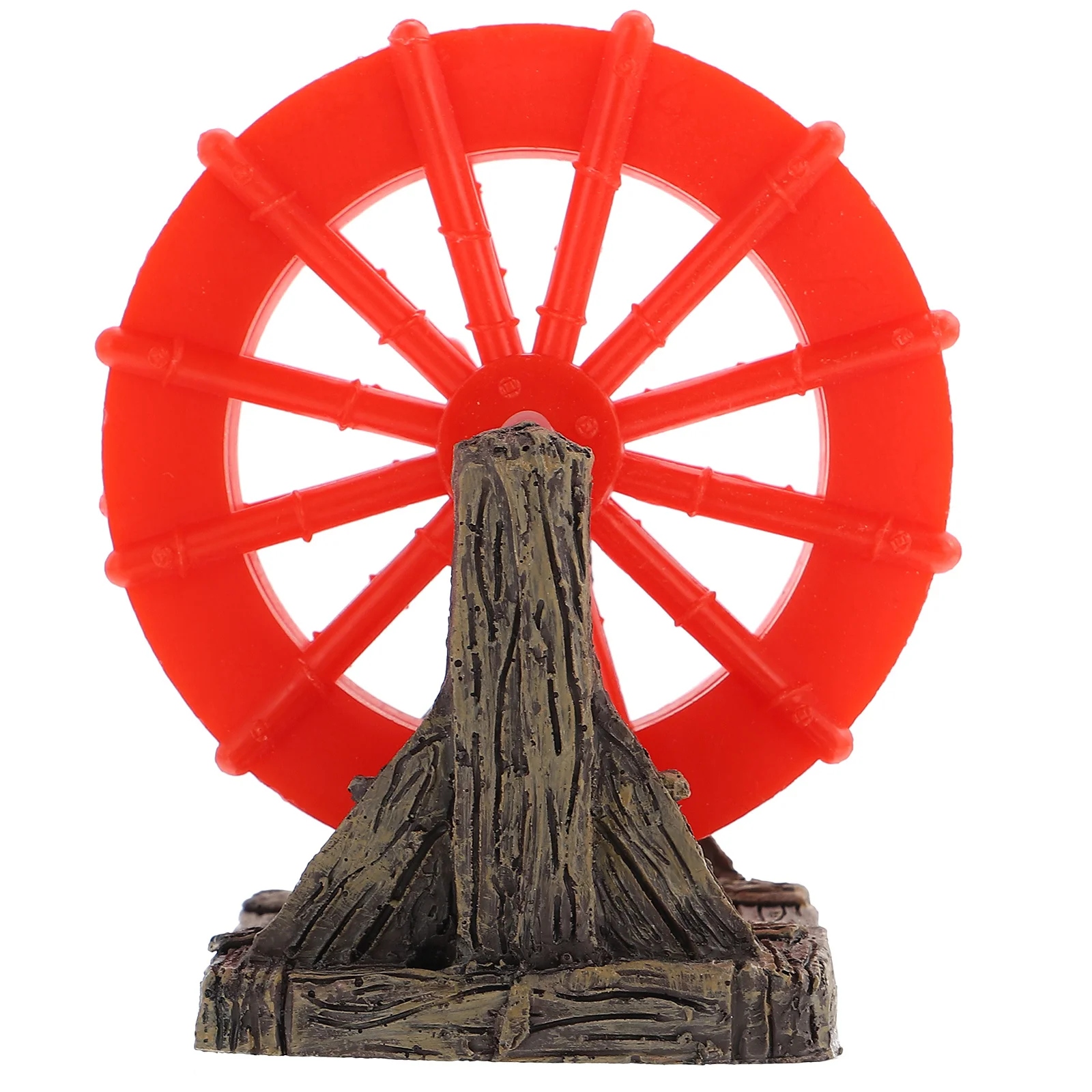 

Windmill Gear Ornament Premium Resin Wear-Resistant Aquarium Decor for Fish Tank Nature Landscaping Desktop Decoration