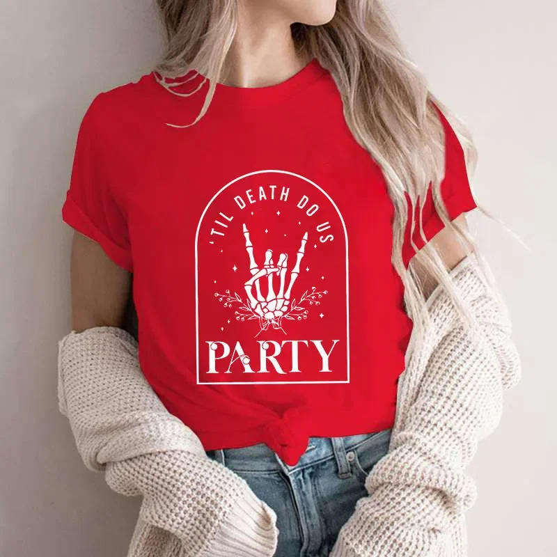 Bride To Be T-shirt for Women Til Death Do Us Bridal Party Outfit Bride or Die Shirt Funny Bachelorette Party Tshirt Hen Do Tops