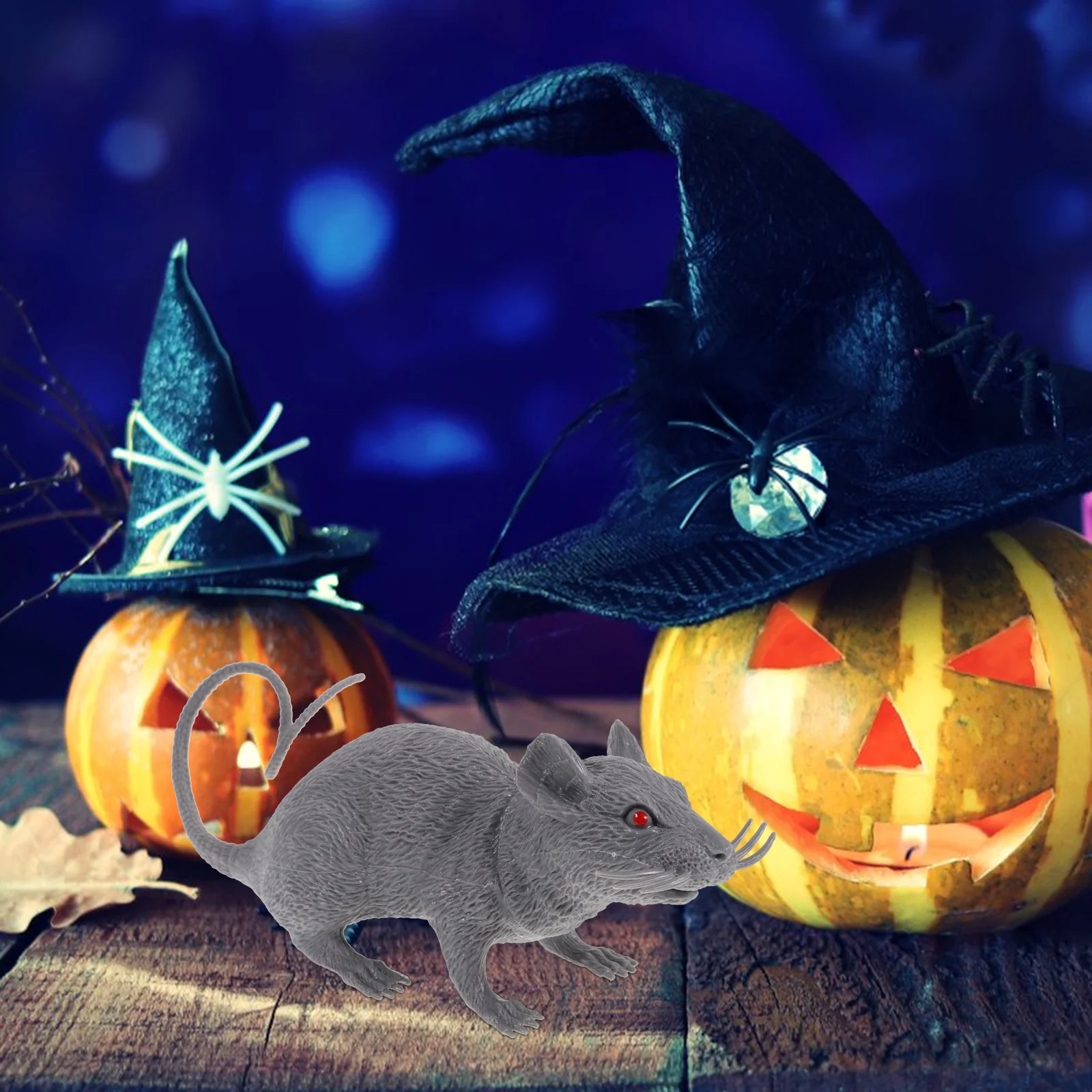 

3Pcs Realistic Spooky Mice Rubber Decoration Lifelike Halloween Prank Party Favor Picnic Decor Mice Toy Ant Figure