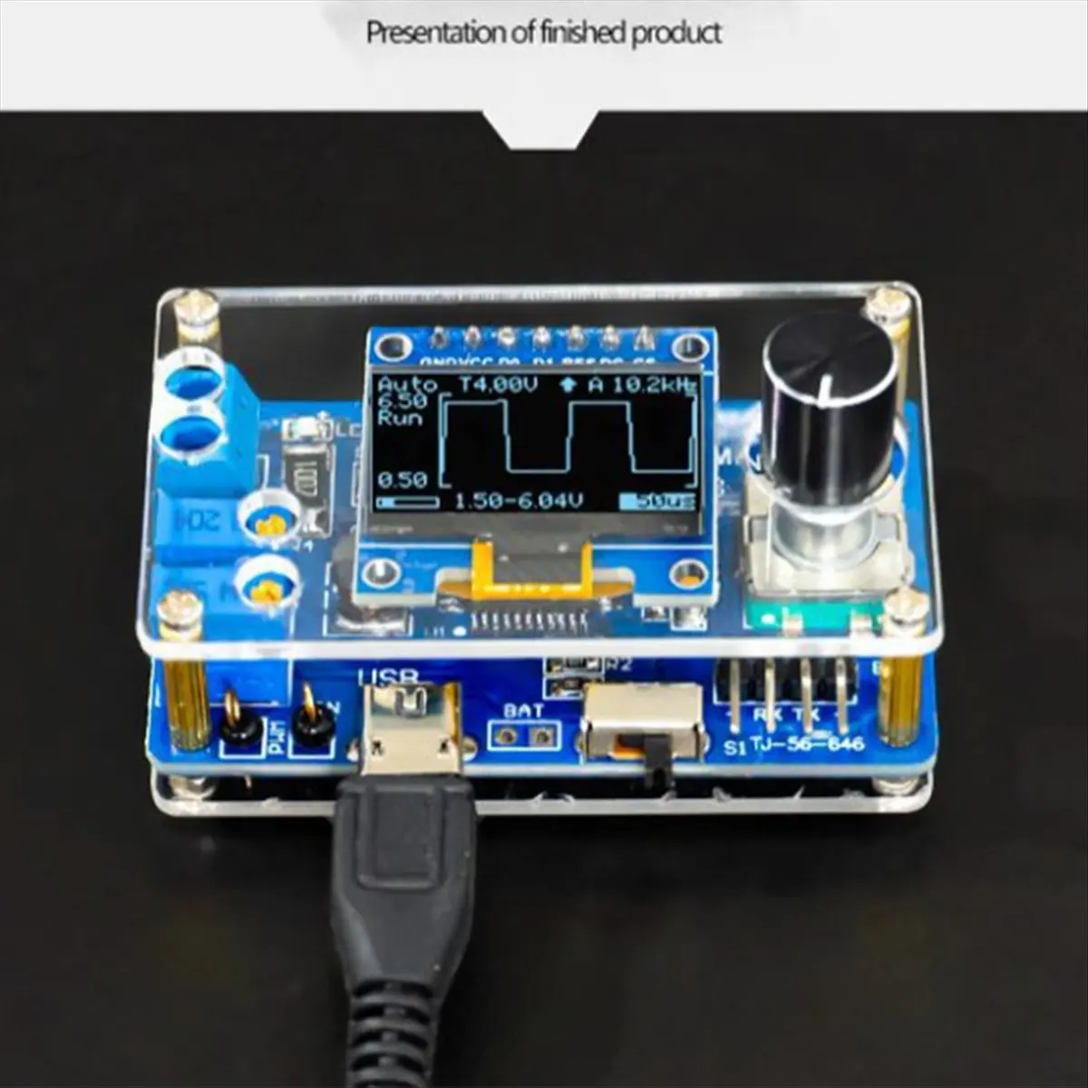 Welcome Deal~DIY Mini Digital Oscilloscope Kit STC8K8A Microcontroller Microcontroller Electronic Training Welding Practice Part