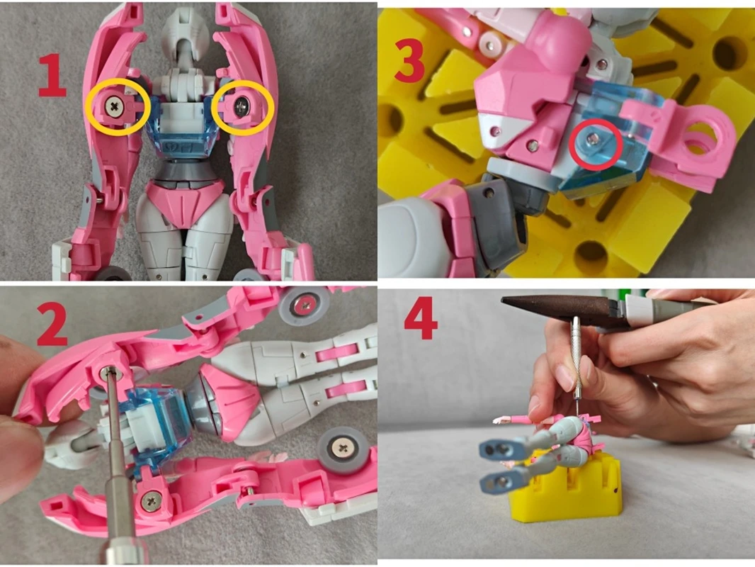 New Replacement Backpack Upgrade Kit For Transformation Newage NA H48 Mischinenmensch Arcee Action Figure Accessories