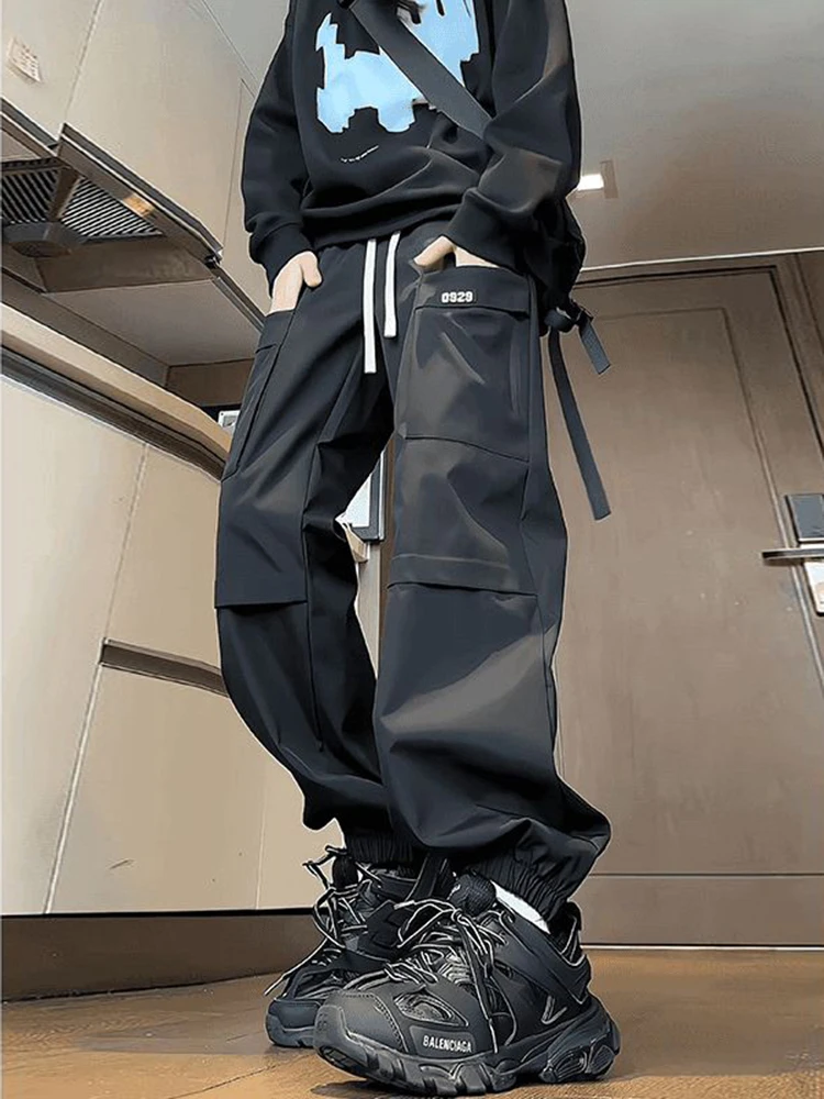 

Мужские повседневные рабочие брюки American Sle Softell, водонепроницаемые, для активного отдыха, осенне-весенние, прямого кроя, свободные