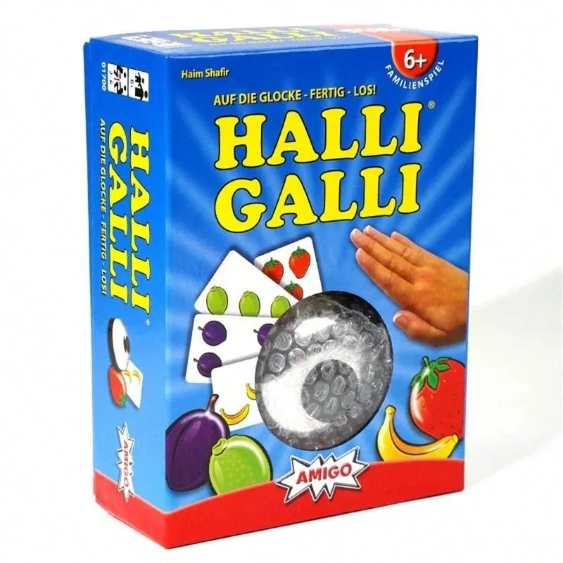 English Version Halli Galli Training Reaction Ability Board Games Cards Chess Toys