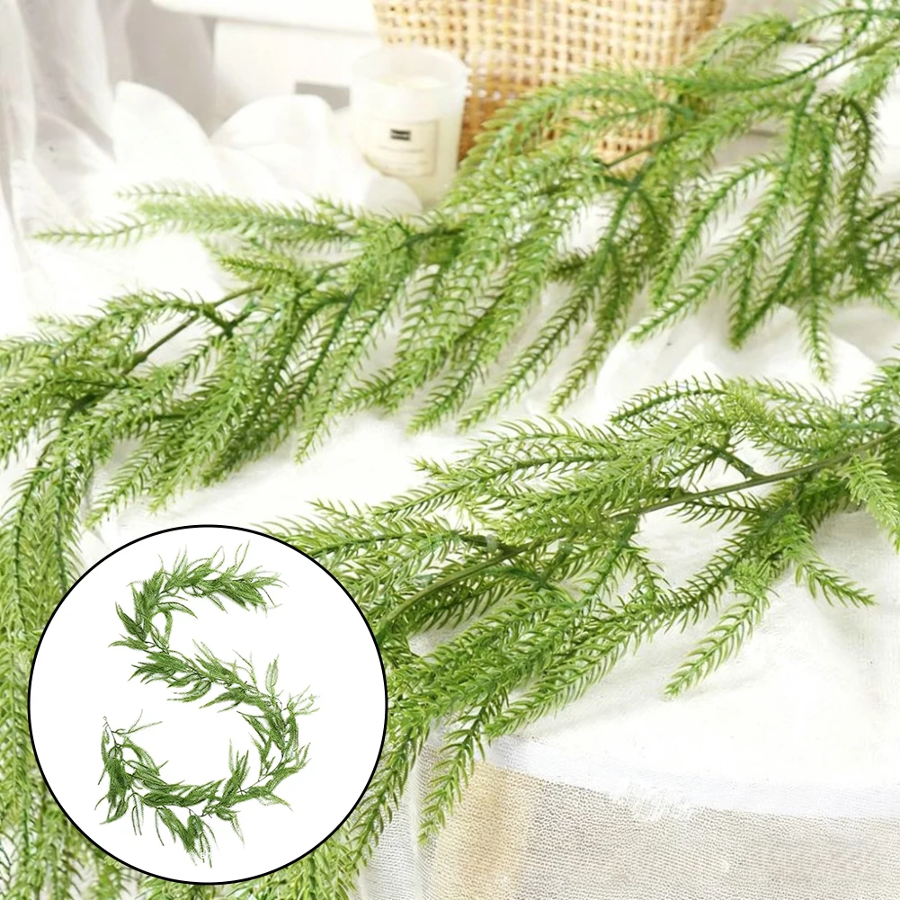 

Holiday Pine Garland 2x6ft with Realistic Branches and Low Maintenance Designed for Indoor and Outdoor Home Decoration