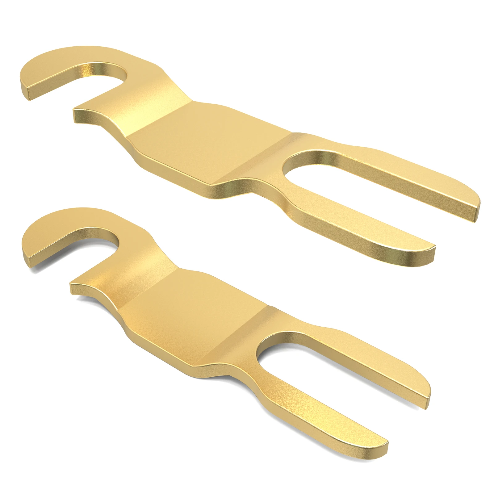 Monosaudio 7N Rood Koper Vergulde Verzilverd Ktv Speaker Kabel Jumper U Vork Audio Terminal Connector