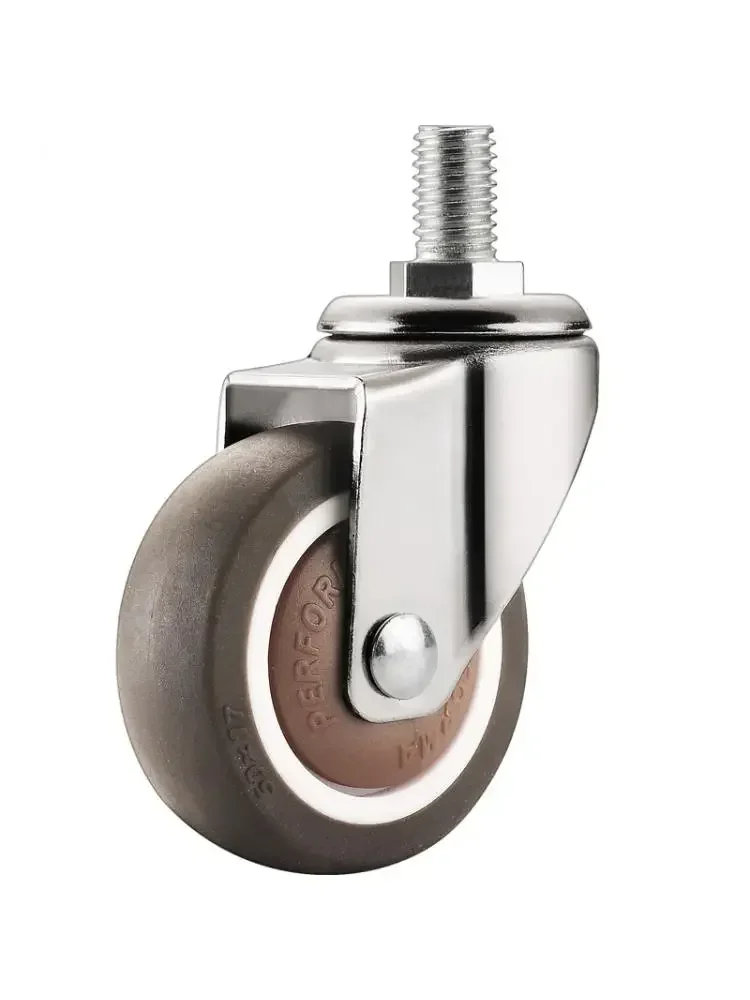 5 Pcs 1.5/2 Inch Screw 10mm Circlip 11mm Mute Office Chair Computer Universal Pulley Swivel Wheel
