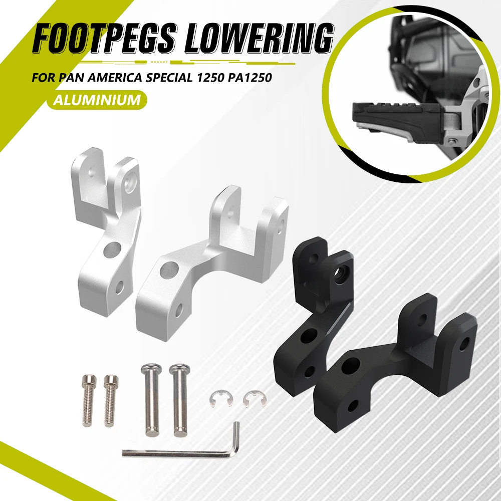 

Footrest Lowering Kit Parts FOR PAN AMERICA SPECIAL 1250 PA1250 /SPECIAL Footpeg Relocation Rear Passenger Foot Pegs Lowered