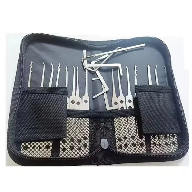 24PCS / 21PCS Stainless Steel Lock Pick Maintenance Tool & Tension Hot In Euro Easy Carry Use Light Professional Locksmiths Tool
