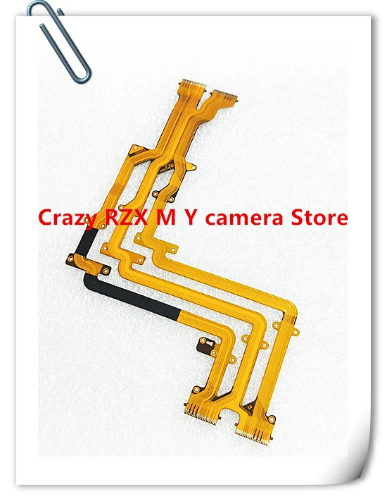 +1pcs New W570 LCD Cable For Panasonic HC-W570M HC-W570 W570 LCD Shaft Rotating Hinge Flex Cable Digital Camera Repair Part