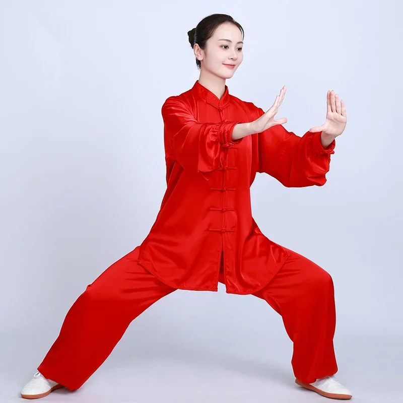 Ubrania Tai Chi Kung Fu sukienka Wushu sztuka walki jednolita wielokolorowa oddychająca kobieta i mężczyźni Unisex Kun Master 2023 New