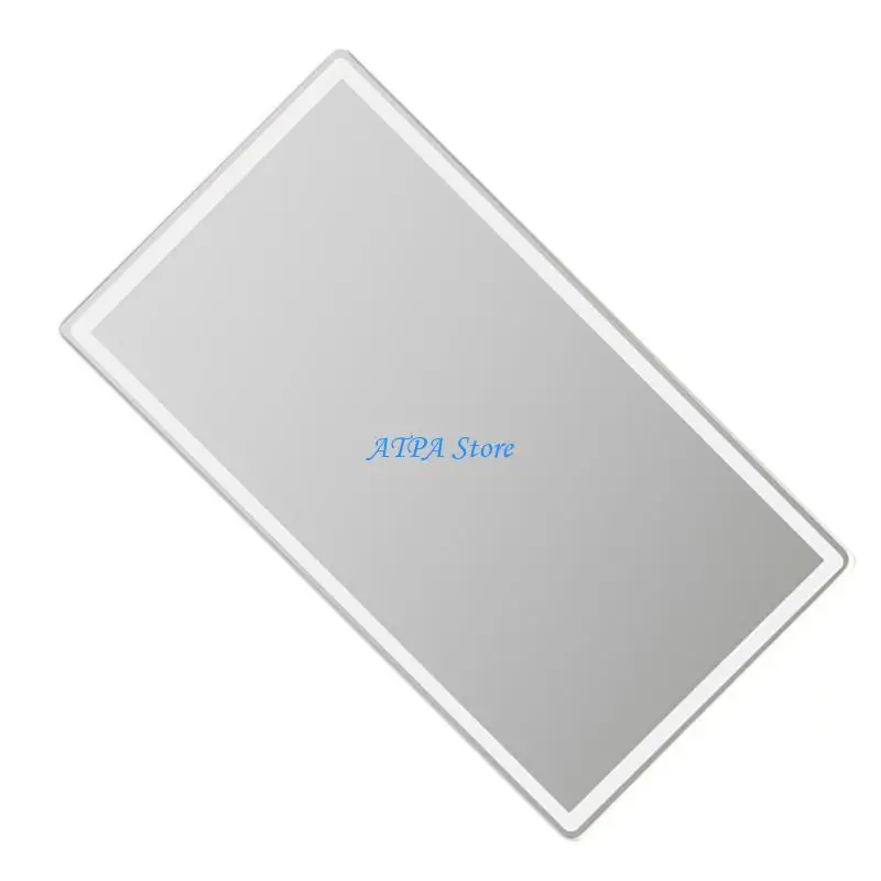 

U13C Self-Adhesive Makeup Mirror Car Makeup Mirror Sun Visors Stainless Steel Mirror