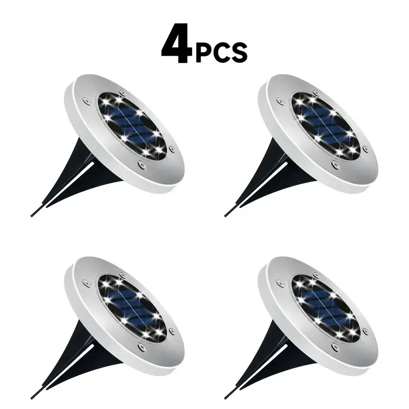 

LED Ground Spot Solar Lights, Outdoor Landscape Lights, Solar Disk Lights, Garden In-Ground Pathway Lights Landscape Lawn Lighti