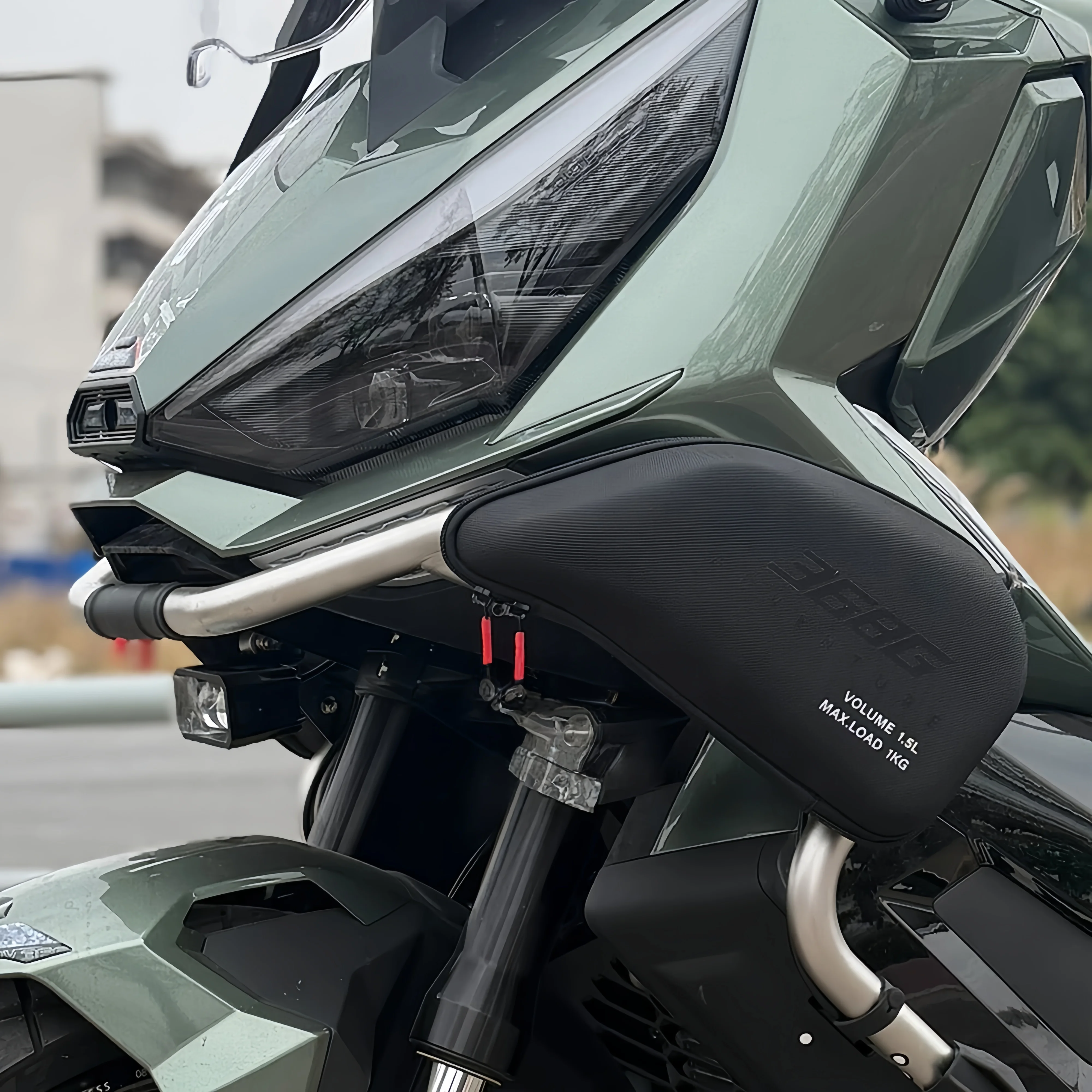 Motorcycle Side Frame Bag Storage Package Bags Waterproof Bag Front bumper side storage bag For 368G Applicable to all years