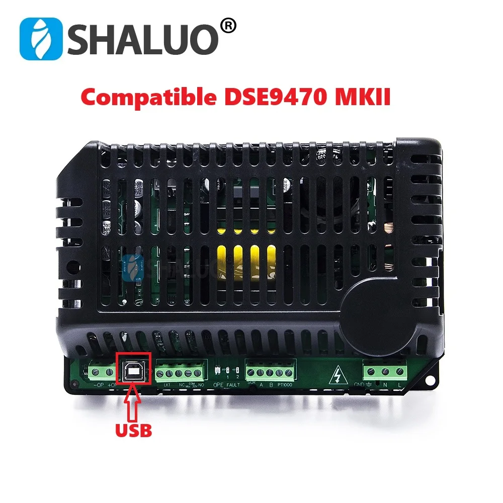 Compatible DSE9470 MKII 10A Generator Battery Charger Auto Intelligent Float Charging Module USB Programming Set Voltage 12V 24V