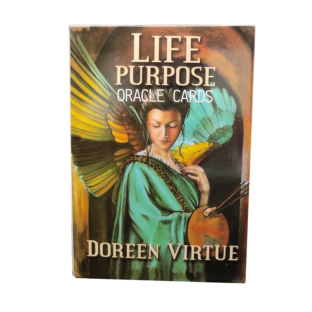 NEW 12X8CM Life Purpose Oracle Cardis 44 Cards Doreen Virtue With Guidebook