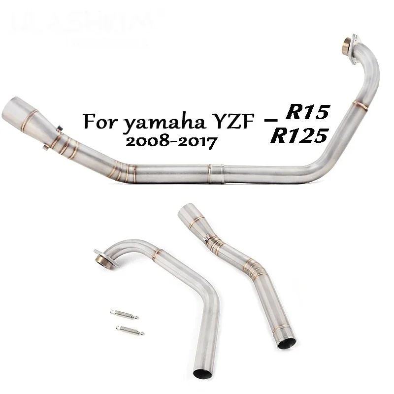 

Motorcycle Full Exhaust Escape System Modified Pipe For YZF-R15 R125 MT125 MT-15 2008-2023 V1 V2 V3 Muffler Exhaust Pipe