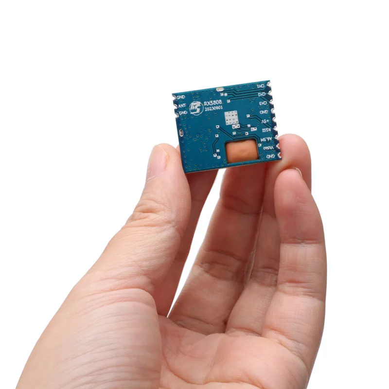 1PCS RX5808 5.8GHz Receiver 48 Channels Wireless Audio Video Receiving Module -90dBm Sensitivity Support SPI Control for Drone
