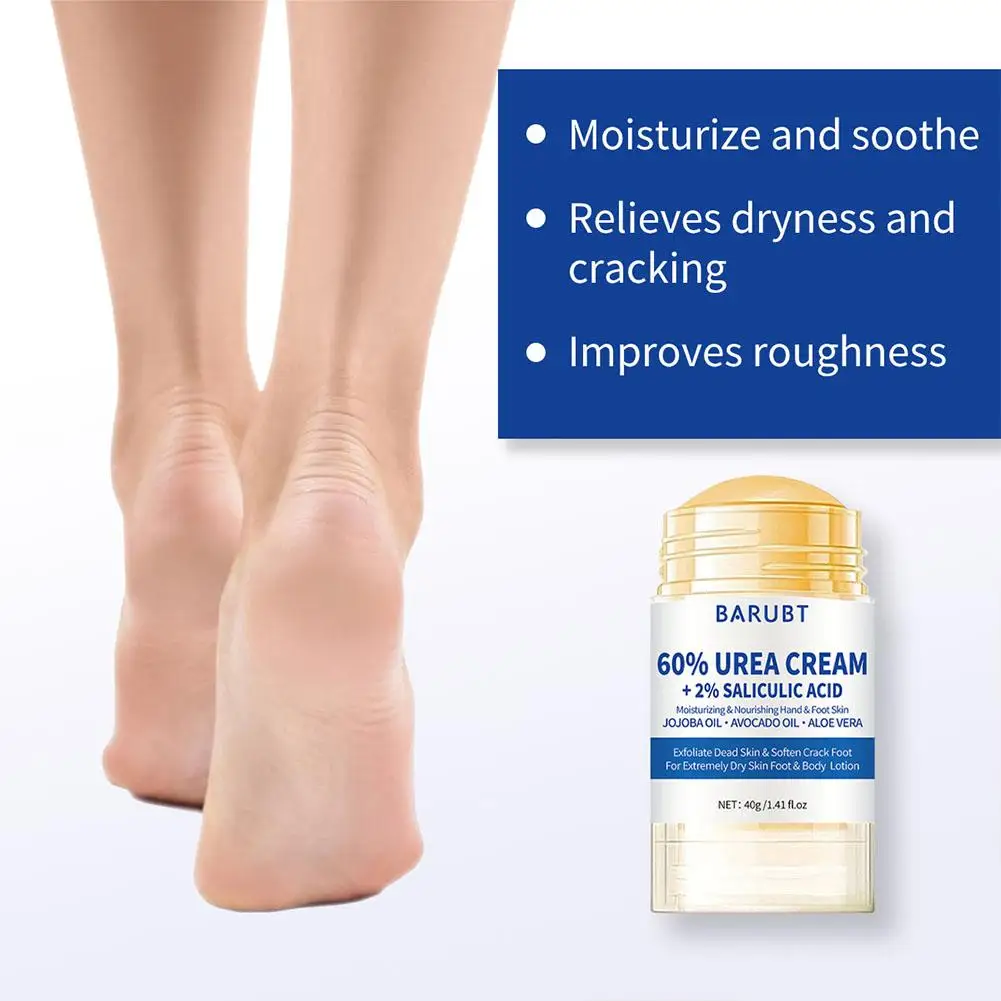 Urea Cream Salicylic Acid 2%, Foot Cream, Suitable For Repairing Dry And Cracked Heels, Feet, Knees, Hands B7n6