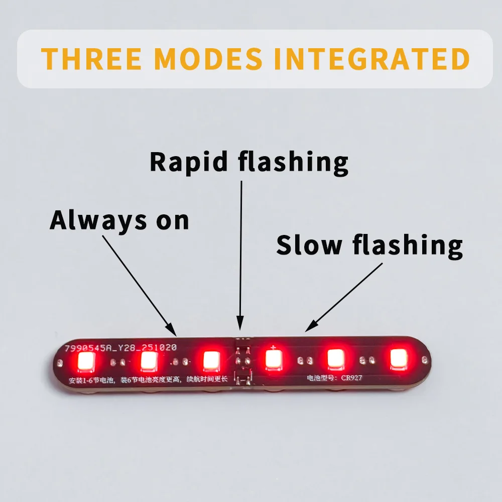 Lampa LED 6-8 głowic o super jasności, 3 tryby, sterowanie magnetyczne, do samodzielnego montażu, do mikrokrajobrazów, modeli samochodów/rowerów/robotów/domków dla lalek, z baterią.