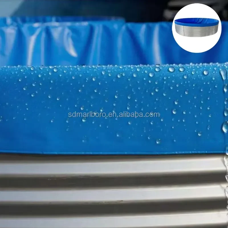 SDM Custom Breeding Carp Cat Fish Farming Pond Commercial Tarpaulin Collapsible Fish Tank Tilapia Farm for SDMARLBORO ISO