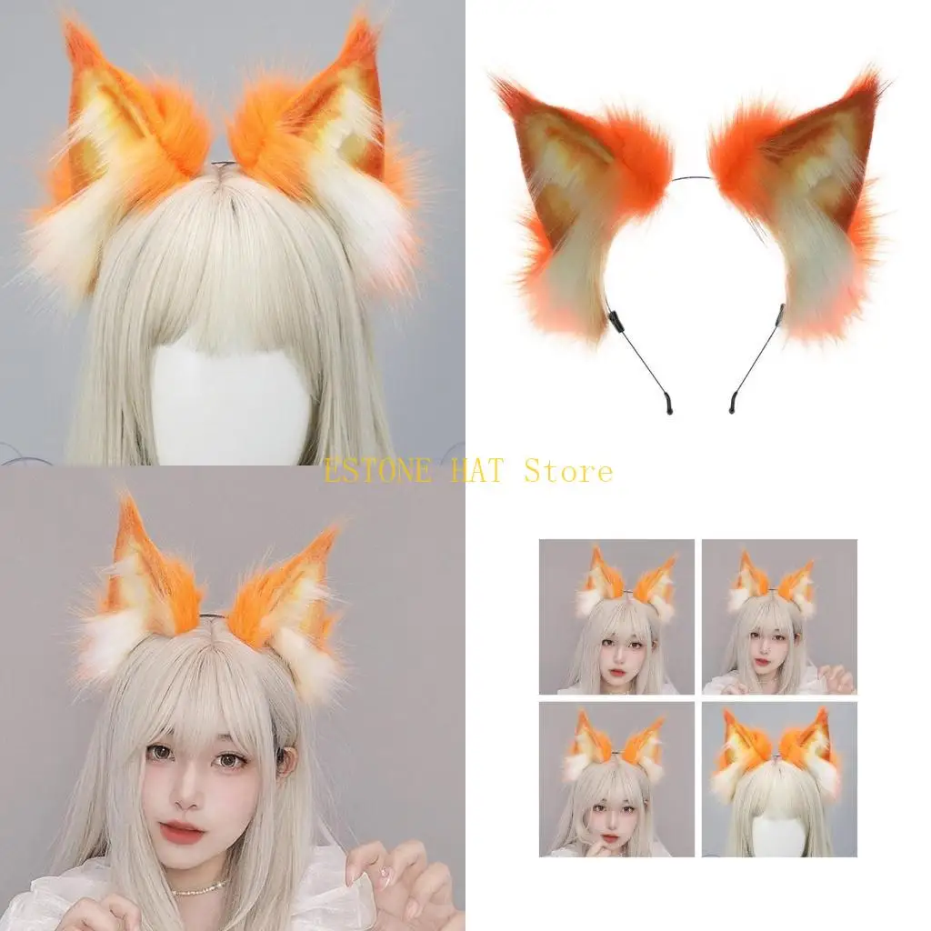 

49MF Girls Cosplay Plush Hair -Band Wars Lolitastyle Headhoop
