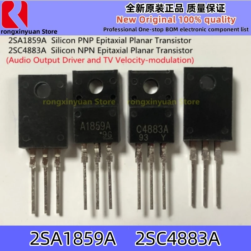 Audio amplifier pairing tube 2SA1859A  A1859A  2SC4883A C4883A TO-220F Original New 100% quality