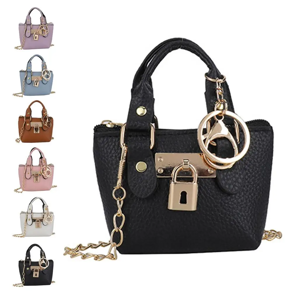 

Trendy Square Bag For Women Lock Design Versatile Single Shoulder Bag Mini Luxurious Crossbody Bag Fashion Pendant Tote Bag