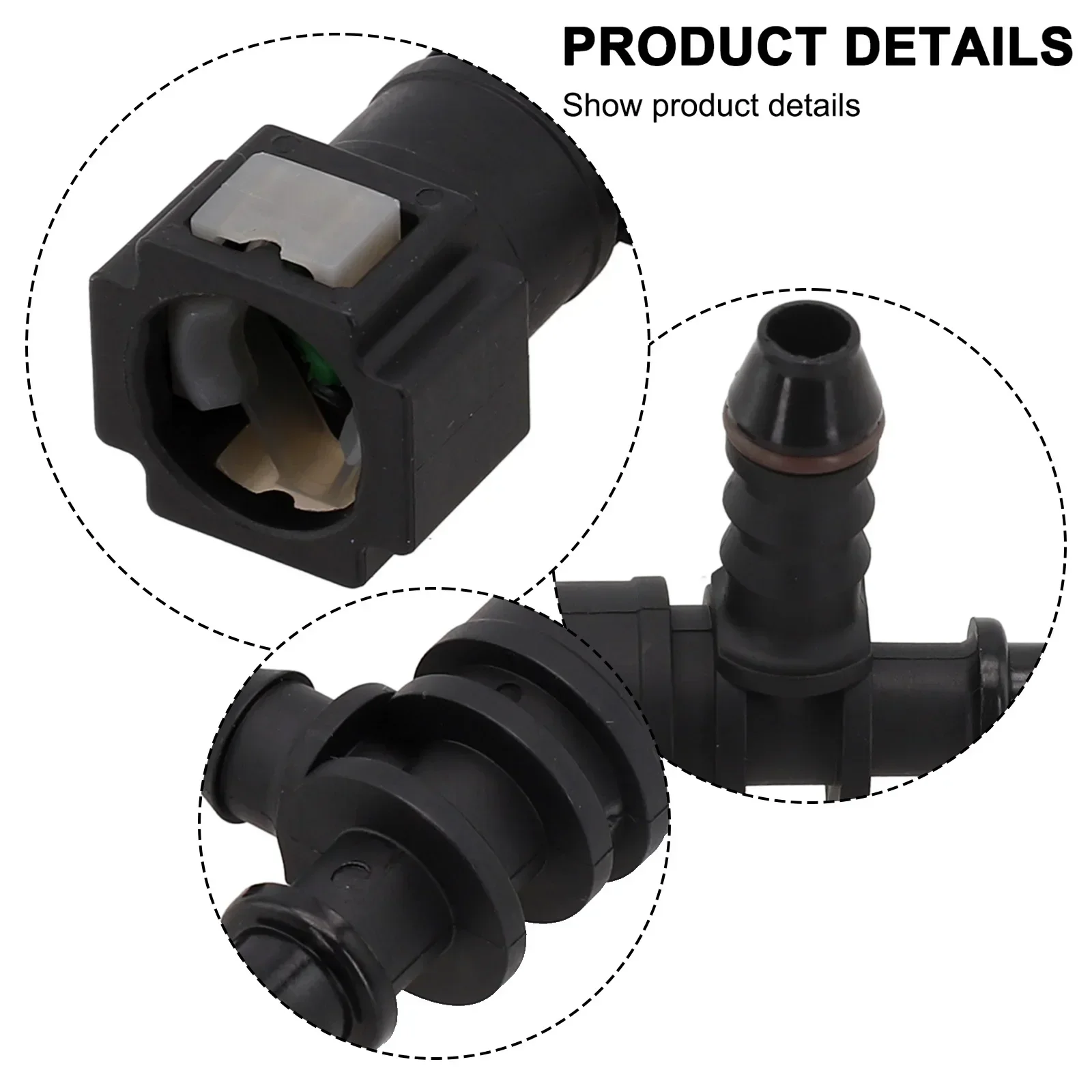 Plastic Injector Plastic Pipe Durable And Convenient Car Fuel Quick Connector For Plastic Pipe Type T ID6 7 89