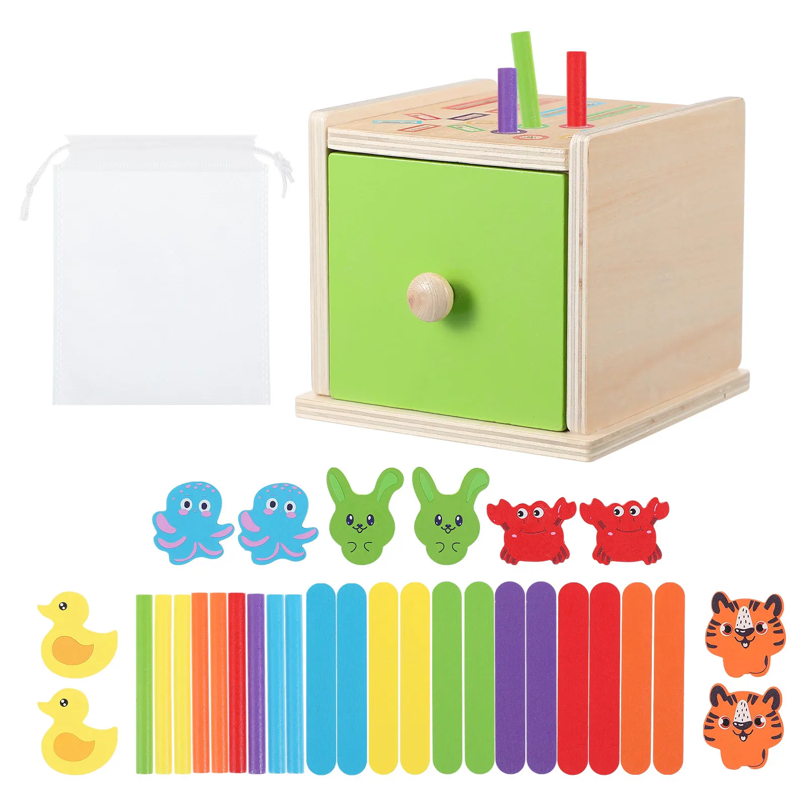 Деревянное сопоставление форм для малышей, сортировка цветов, детская развивающая игра-головоломка Монтессори, детский обучающий инструмент, обучающее оборудование