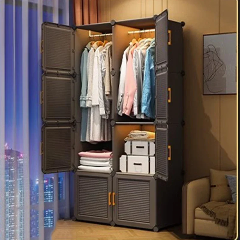 

Living Room Closet Organizer Storage Partitions Clothes Portable Plastic Minimalist Modern Modular Vestidores Home Furniture