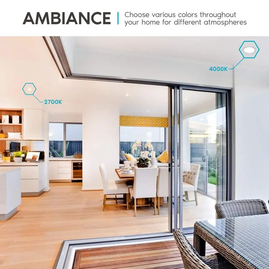 5 6 Inch LED Recessed Retrofit Downlight, 14W90W, CCT Color Selectable 2700K 3000K 3500K 4000K 5000K, Dimmable Can Light, 1100 L