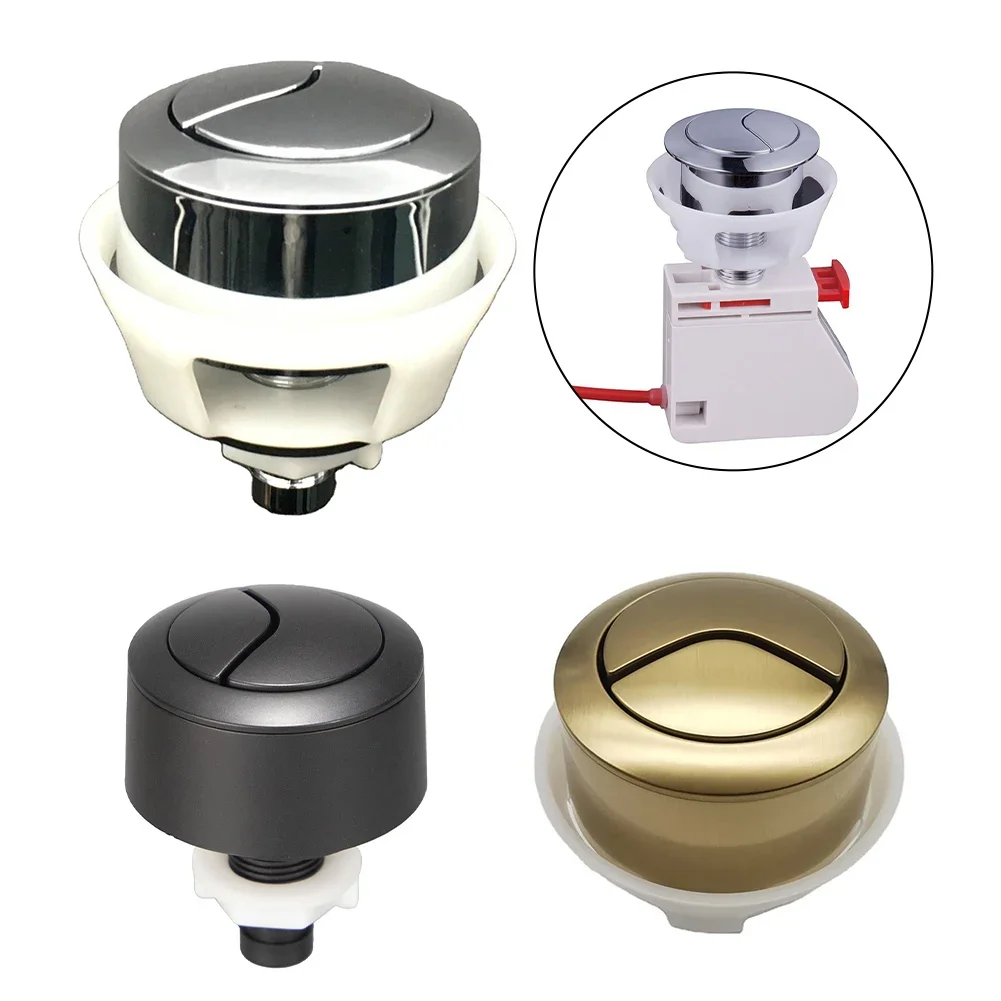 

Replacement Toilet Flush Button For Cable Operated Concealed Cistern WC Round Valve Push Button Bathroom Hot11