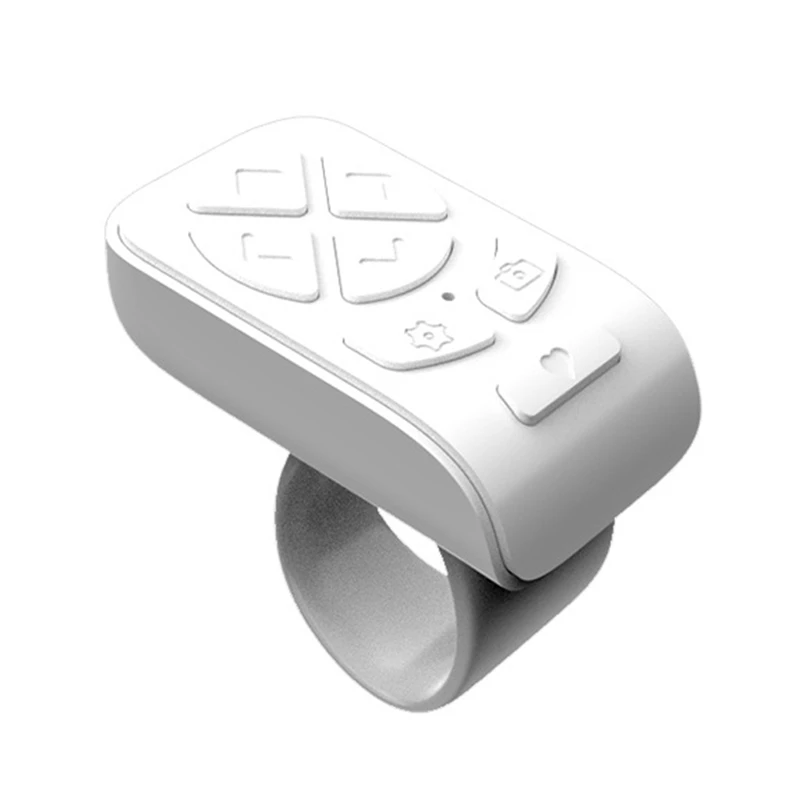 Wireless Bluetooth Remote Control Fingertip Remote Control Ring Page Turner Rolling Ring Page Turner For Phones Tablets Cameras