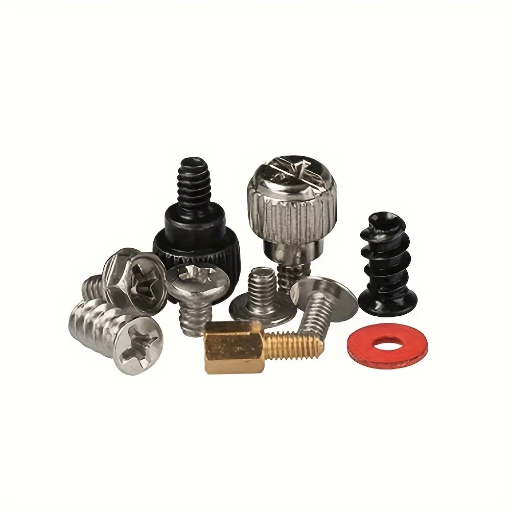 228/300/box Hard Disk DIY Motherboard PC Personal Computer Assemble Case Fan Hand Screw Bolt Standoff Washer Set Assortment Kit