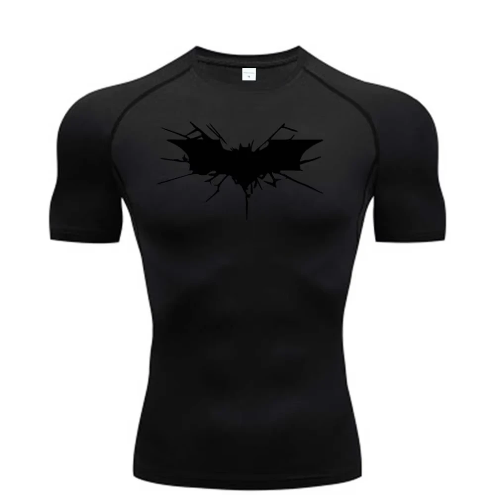 Art Bat compression shirt Men's sprint Step T-shirt Fitness Sport top Quick dry Fitness Sportswear Bodybuilding clothing RL00101