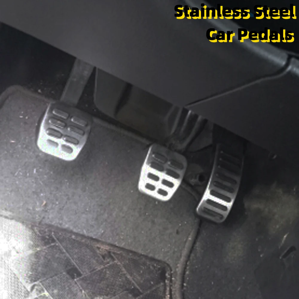 Nakładka na pedały ze stali nierdzewnej do VW Polo Golf 4 Jetta MK4 Bora Do Skoda Fabia LHD Acc. — zdjęcie 7
