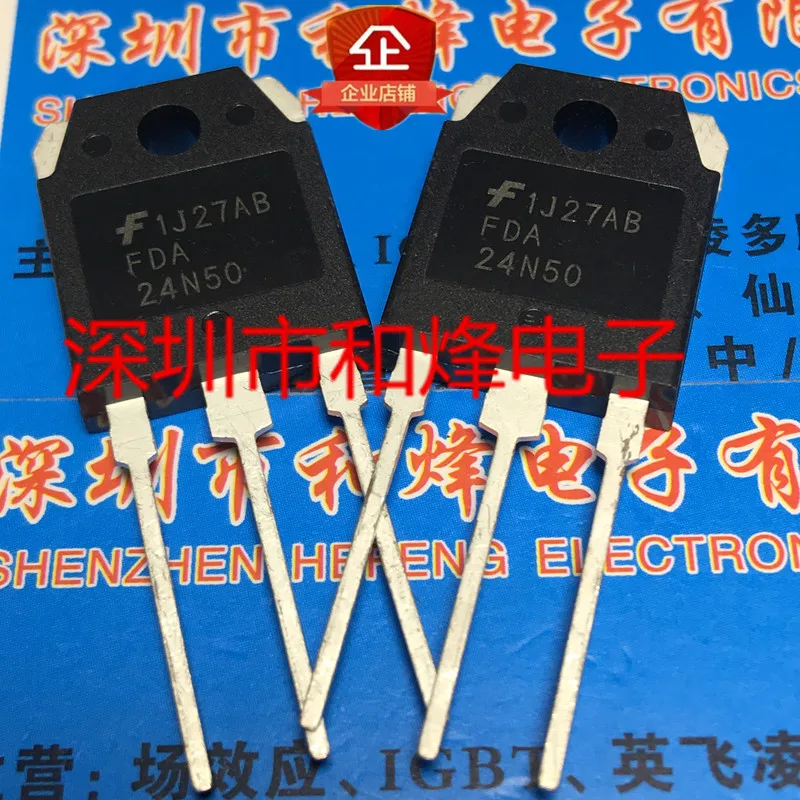 Free shipping  FDA24N50  TO-3P 500V 24A       10PCS