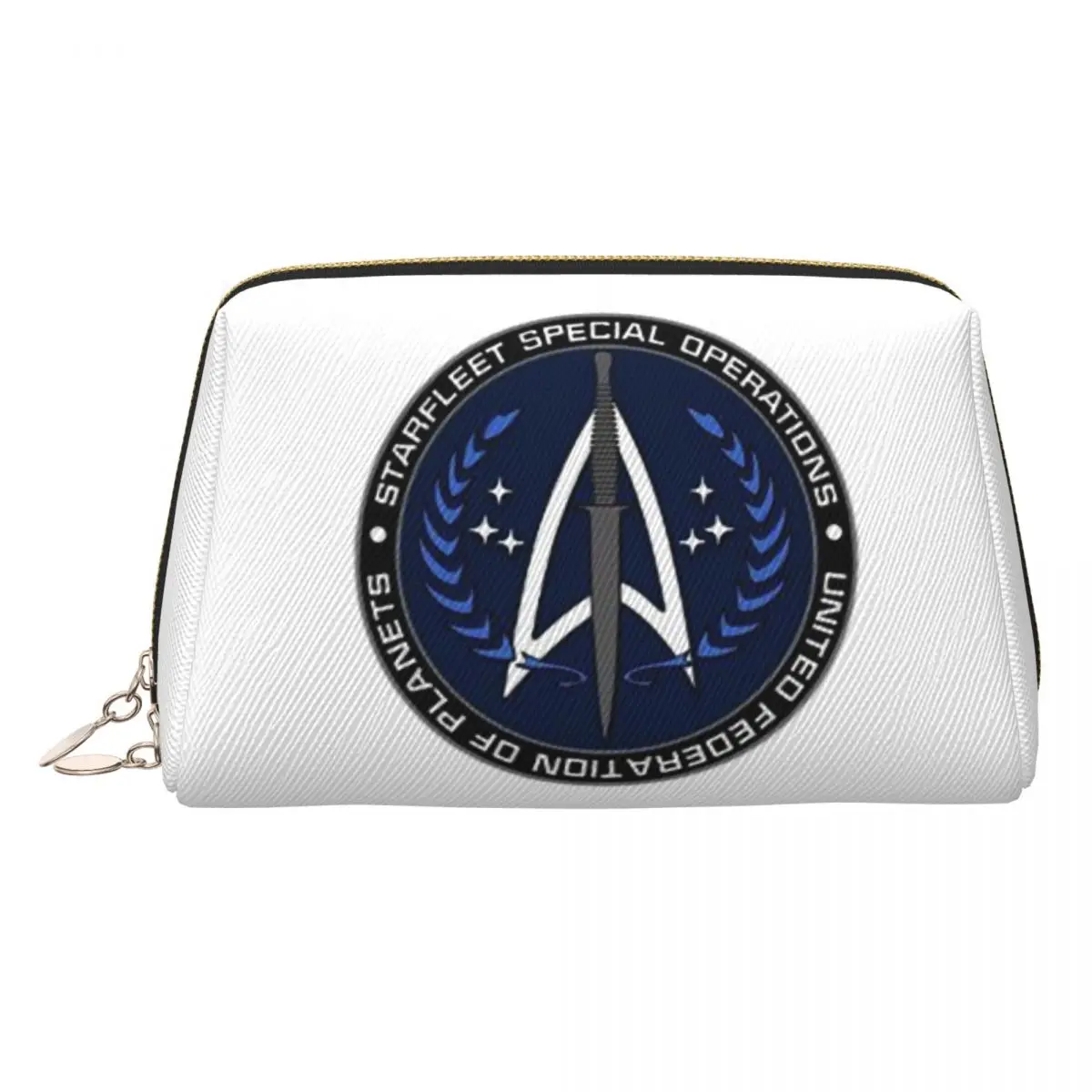 Star Treks Science Fiction TV Series Women Cosmetic Bags Travel Makeup Organizer Pouch Toiletry Storage Dopp Kit Case
