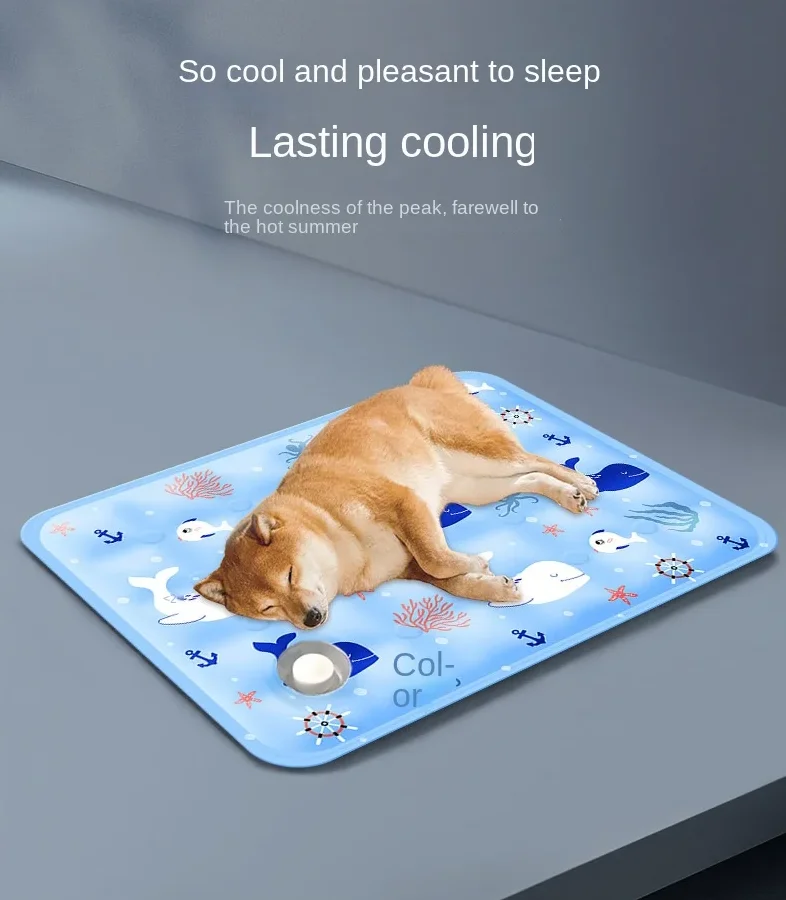 Dog Cooling Mat Summer Pet Self Cooling Pad Cat Bed Mat For Small Medium Large Dogs Indoor Dog Crate Mat