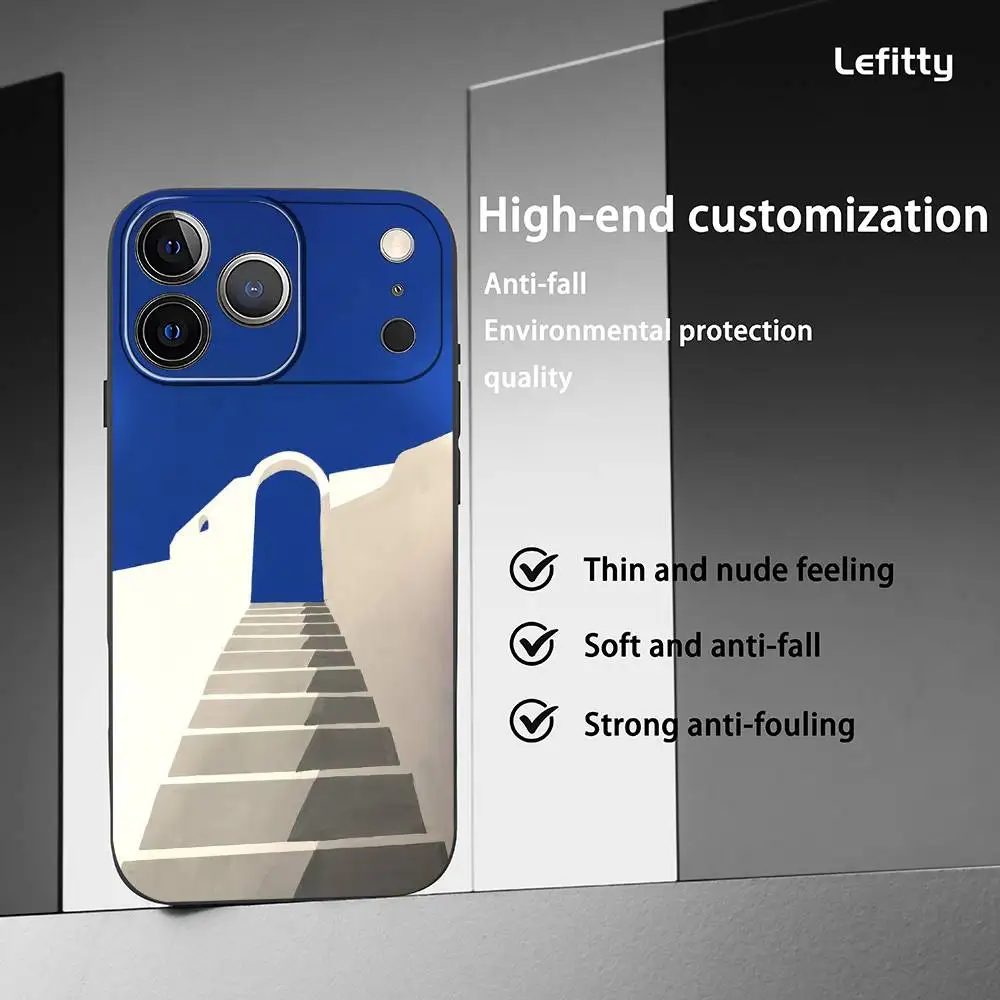 حافظة لهاتف آيفون 17 16 15 14 13 12 11 Pro Max Plus Mini Black Frosted Soft Shell Funda