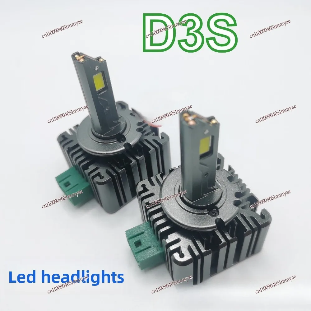 Lampu Depan LED Driver Bawaan D1SD3S Tabung Tiga Tembaga Daya Tinggi Tipe Plug-In In-Line Kecerahan Tinggi