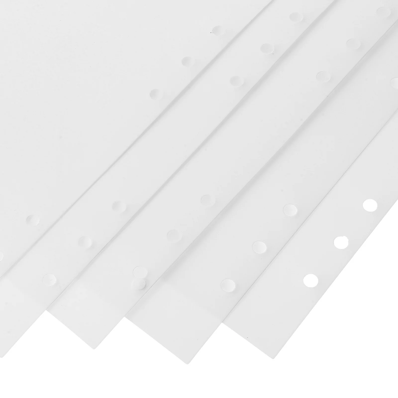 25 قطعة A5 فواصل الموثق البلاستيكية صفحات الفهرس القابلة للفصل لمكتب المدرسة المنزل فضفاضة ورقة صفحة فواصل مقسم الملفات المنظم