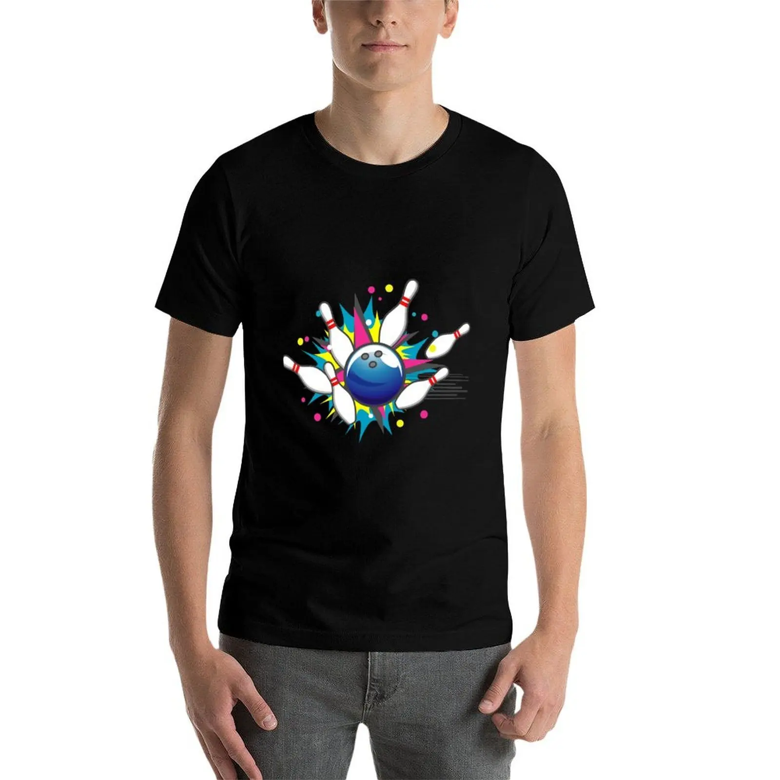 Ten Pin Bowling Strike! T-Shirt Lightweight Hiking T-Shirt view 4