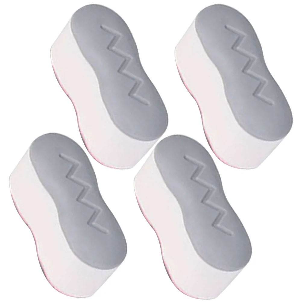 

4 шт., бамперы для сиденья унитаза, прочные накладки отключения звука, простая установка для дома, отеля, общежития, универсальный сменный комплект, пластиковый буфер