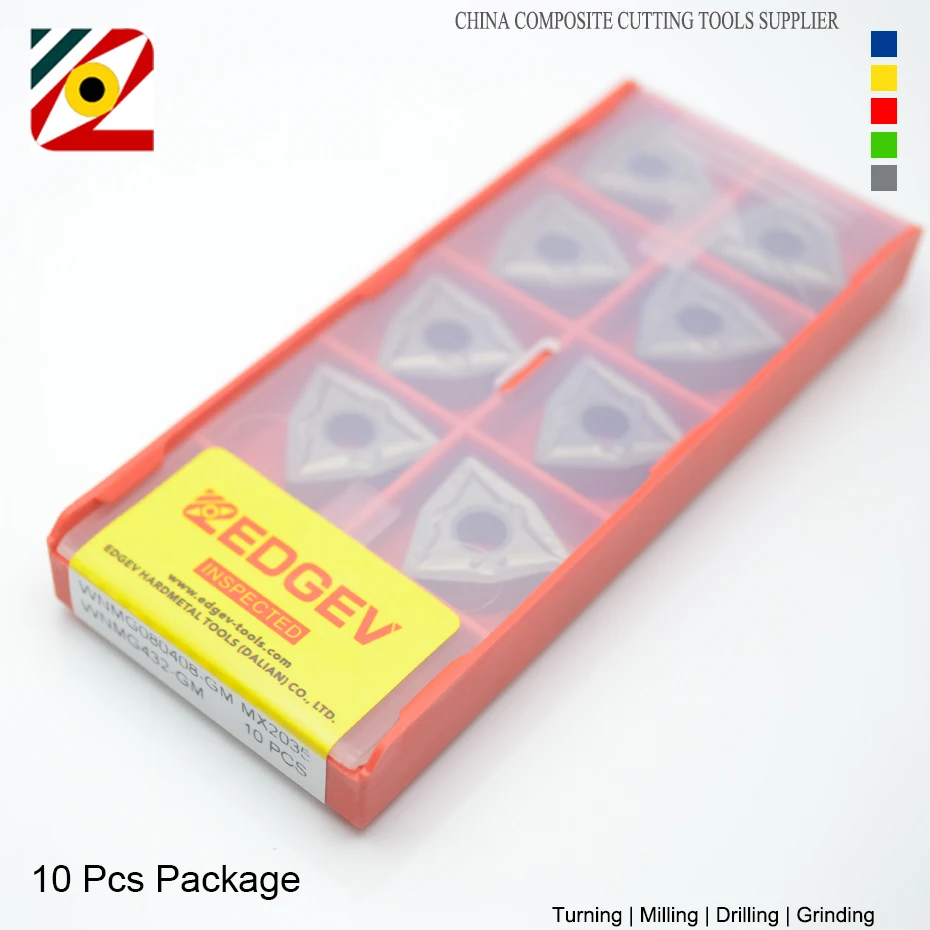 Inserto de Cermet WNMG080404 WNMG080408 WNMG 080404 080408 CNC, herramienta de torneado externo de acero, cortador de carburo para MT CT3000, 10 Uds.