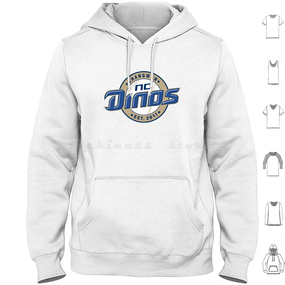 Baseball-Kbo-Changwon Dinos Hoodie Cotton Long Sleeve Modern Baseball Baseball Modern Mobo Quote Sport Whatever