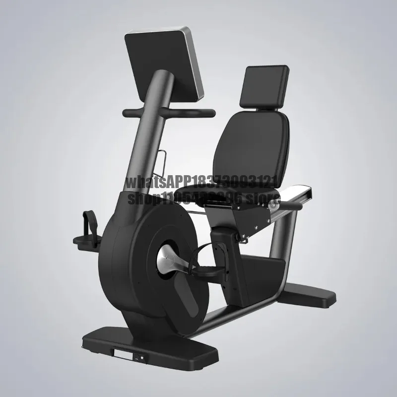 Gym Exercise Pedal Bike for Legs Power Bicycle with Back Support Static Bike Making Electricity Reclining Recumbent Cycle