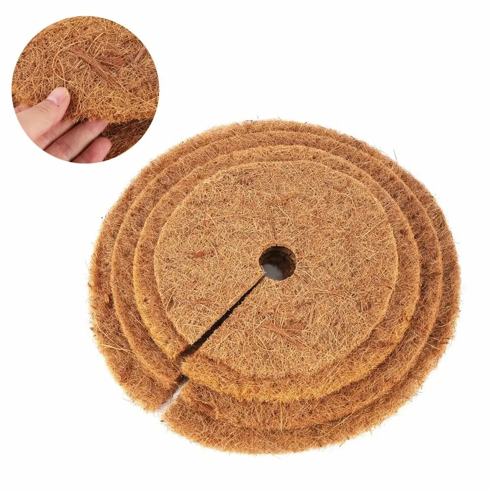 Thick Flower Pot Disc Mat High Quality Natural Coconut Fiber Anti Grass Tree Guard Mat Flower Pot Leak-proof Mat Planters