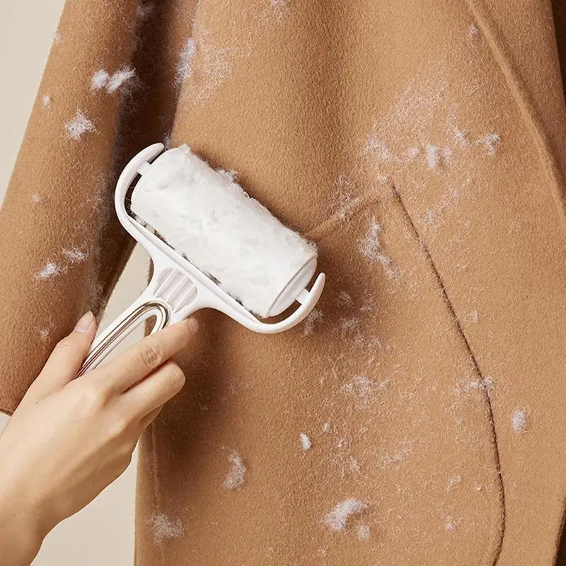 Zerreißbar Rolle Papier Klebrige Rolle Staub Wischer Pet Haar Kleidung Teppich Tousle Glatte Rotation Remover Austauschbare Reinigung Pinsel