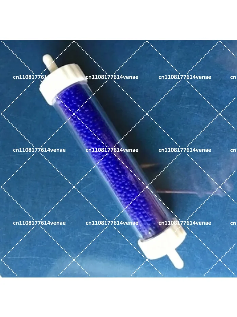 Color-Changing Silica Gel Moisture Removal Drying Tube Filter, Reusable Adsorption Filter with 6mm Mouth